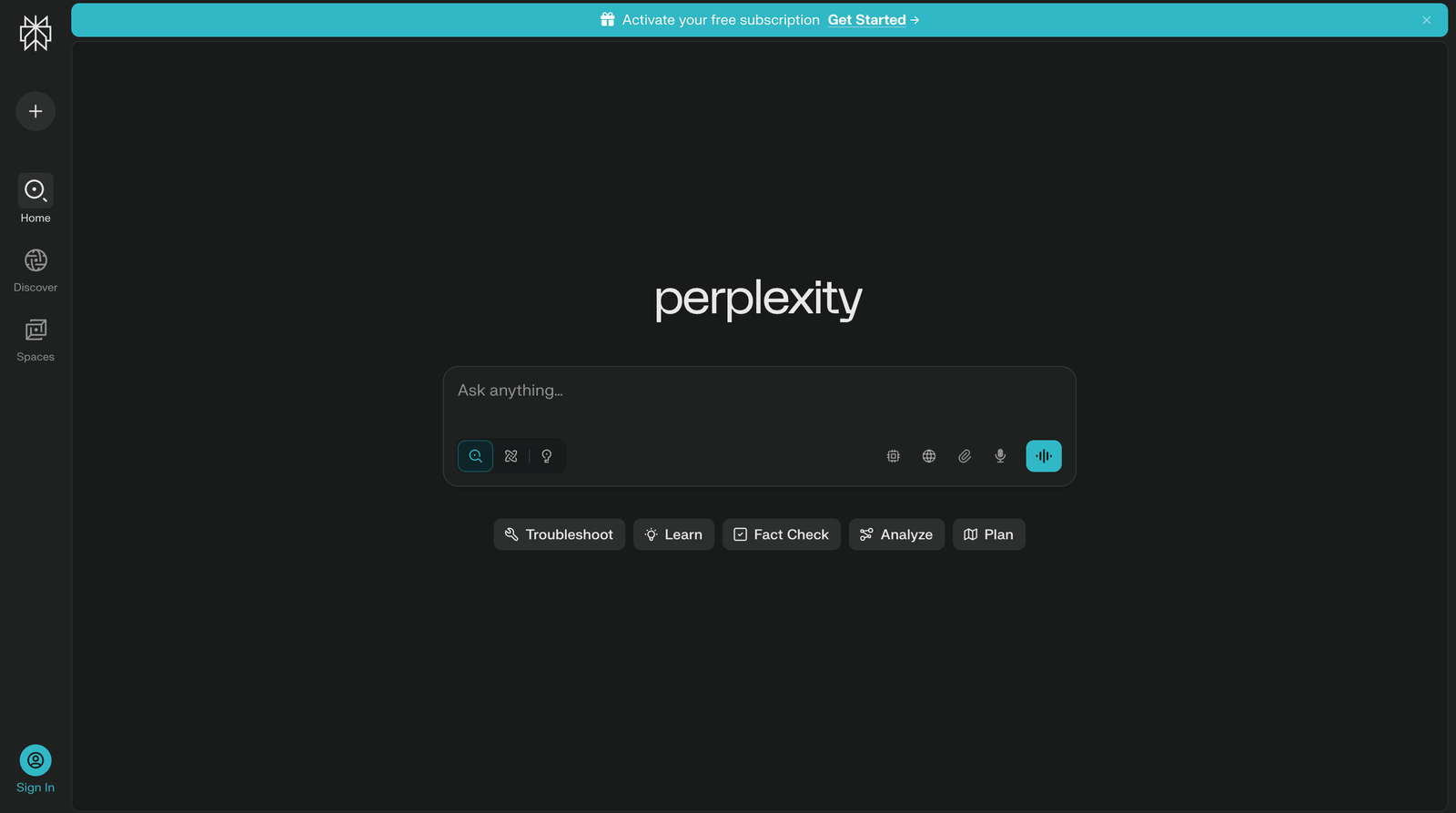 Perplexity kullanım örneği ve arayüz görüntüsü
