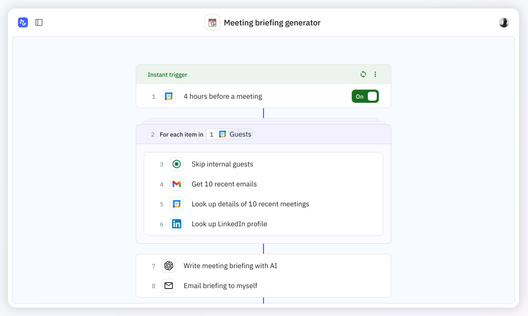 Relay.app kullanım örneği ve arayüz görüntüsü