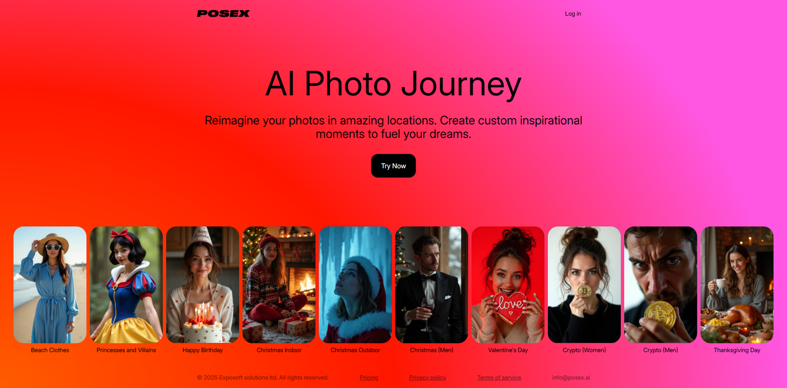 PoseX kullanım örneği ve arayüz görüntüsü