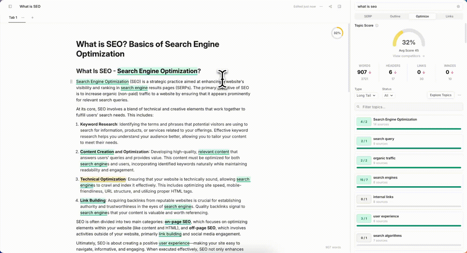 Frase.io kullanım örneği ve arayüz görüntüsü