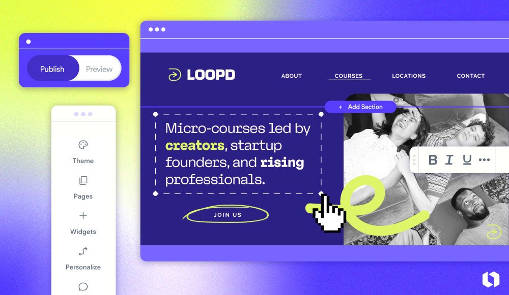 Looka kullanım örneği ve arayüz görüntüsü