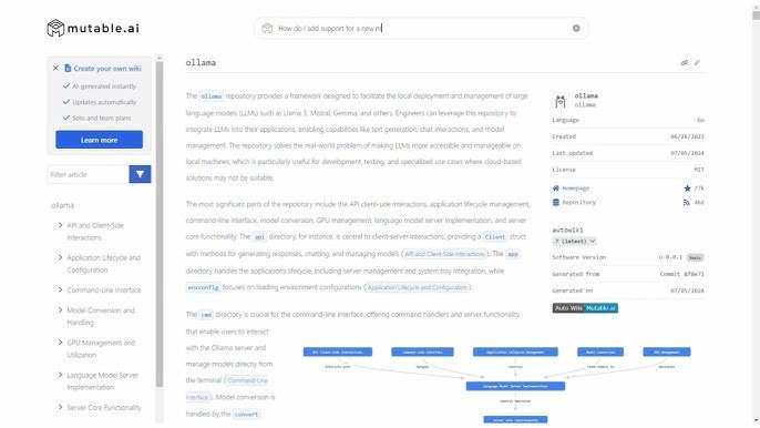 MutableAI kullanım örneği ve arayüz görüntüsü