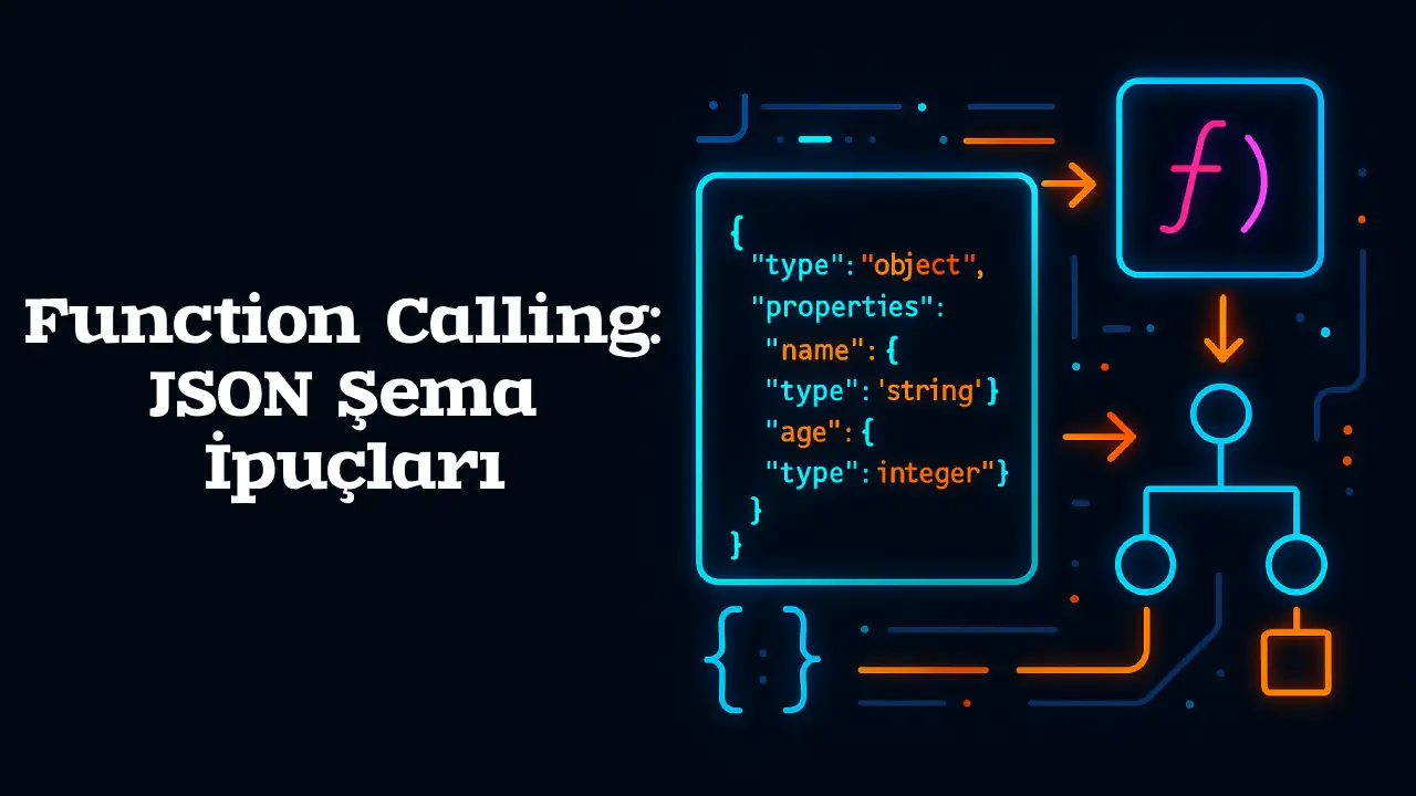 Function Calling: JSON Şema İpuçları - Blog yazısı görseli
