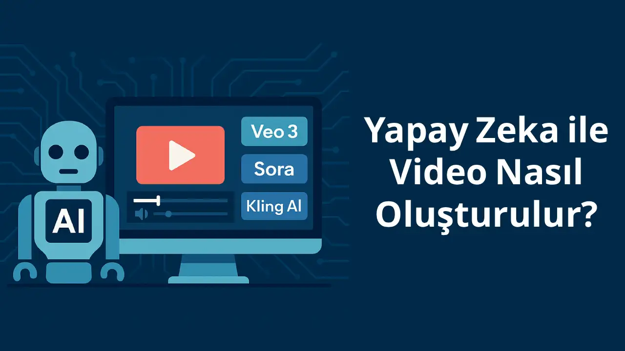 Yapay Zeka ile Video Nasıl Oluşturulur? Veo 3, Sora ve Kling AI Karşılaştırması - Blog yazısı görseli